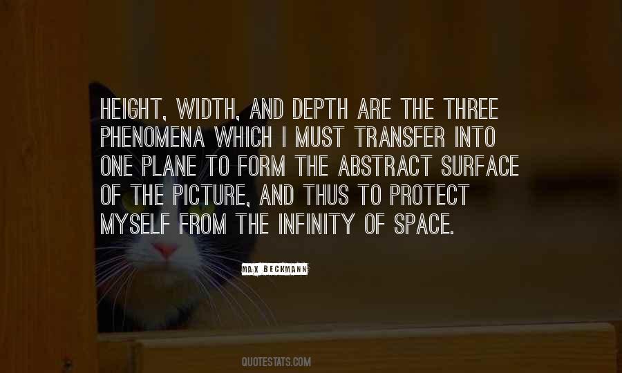Width And Height Quotes #1816398