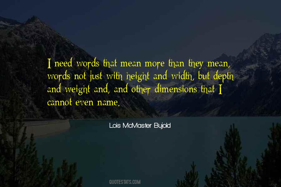 Width And Height Quotes #24043