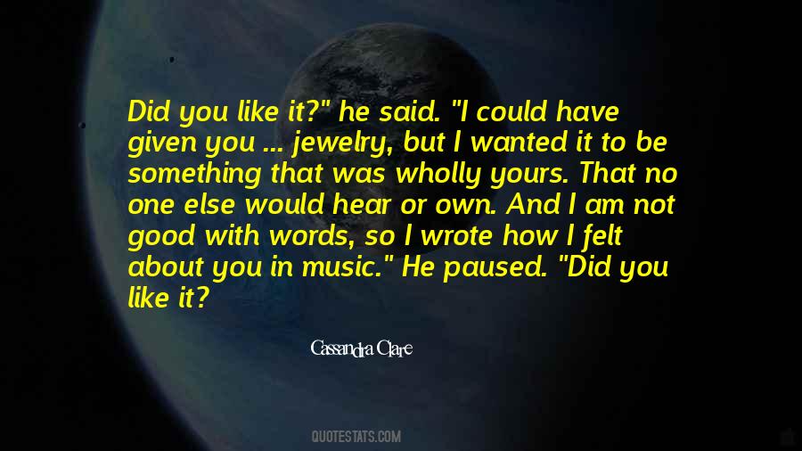 Quotes About Jem Carstairs #280743