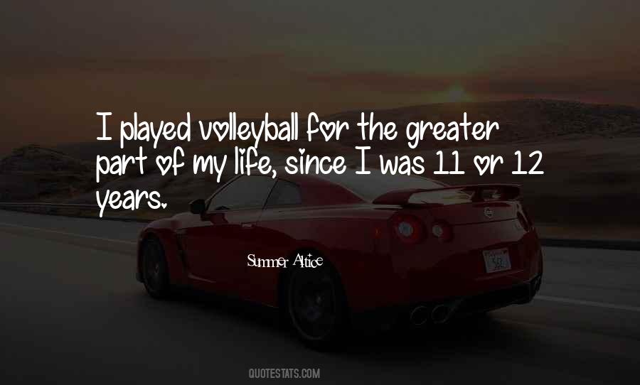 Quotes About Volleyball #109485