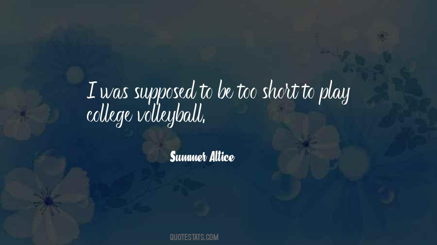 Quotes About Volleyball #593587