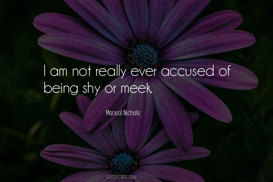 Quotes About Not Being Shy #1232251