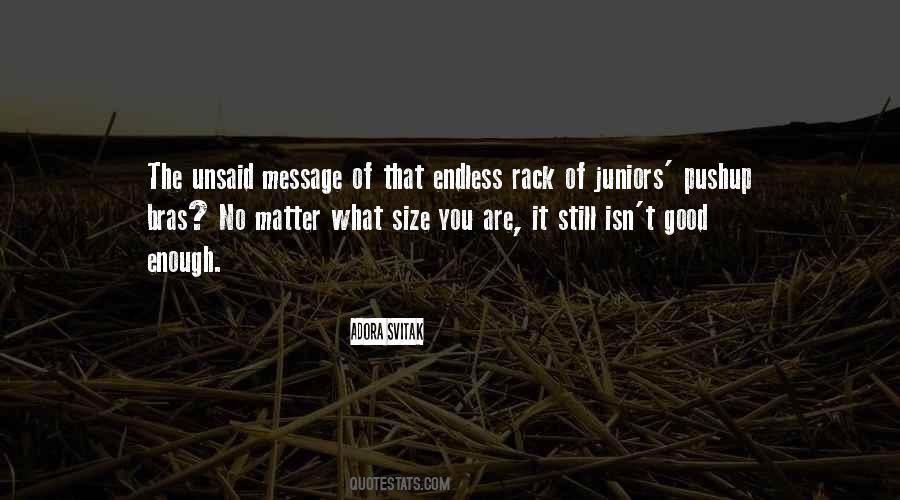 Quotes About Juniors #1175909
