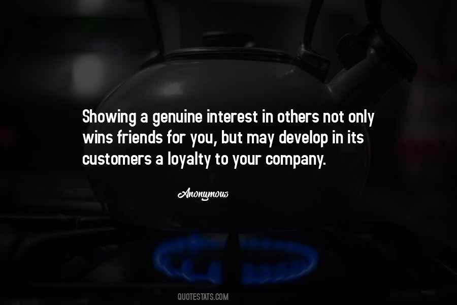 Quotes About Interest Friends #701155