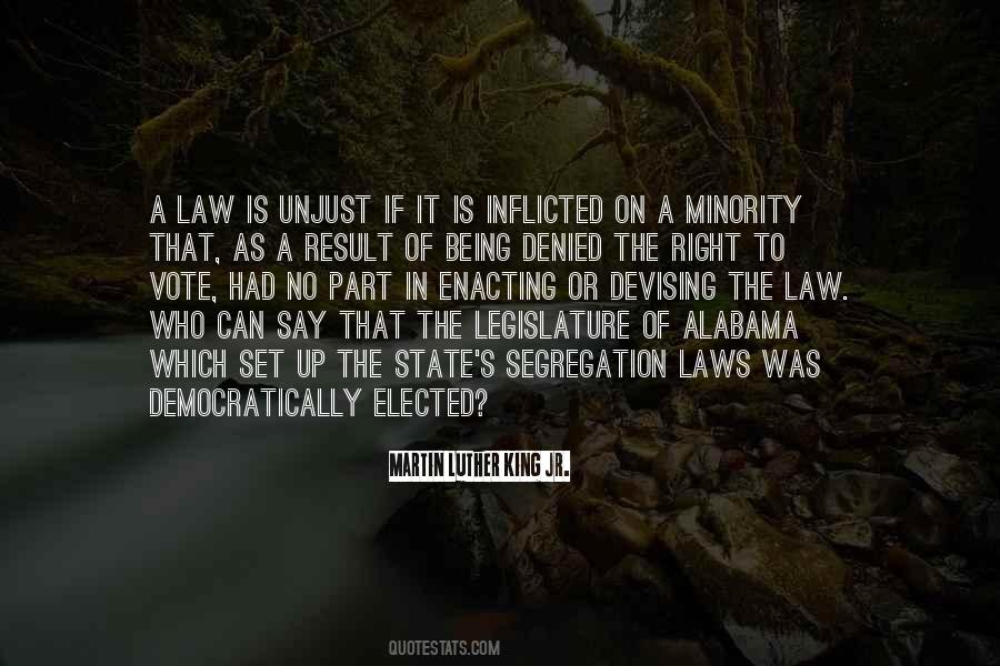 Being Unjust Quotes #565518