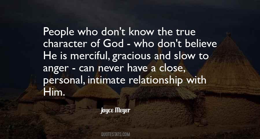 Quotes About Intimate Relationship With God #280506