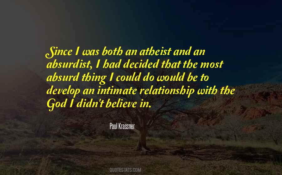Quotes About Intimate Relationship With God #400209