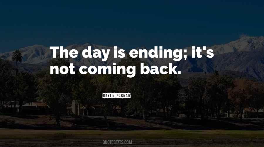 Quotes About Not Coming Back #452515