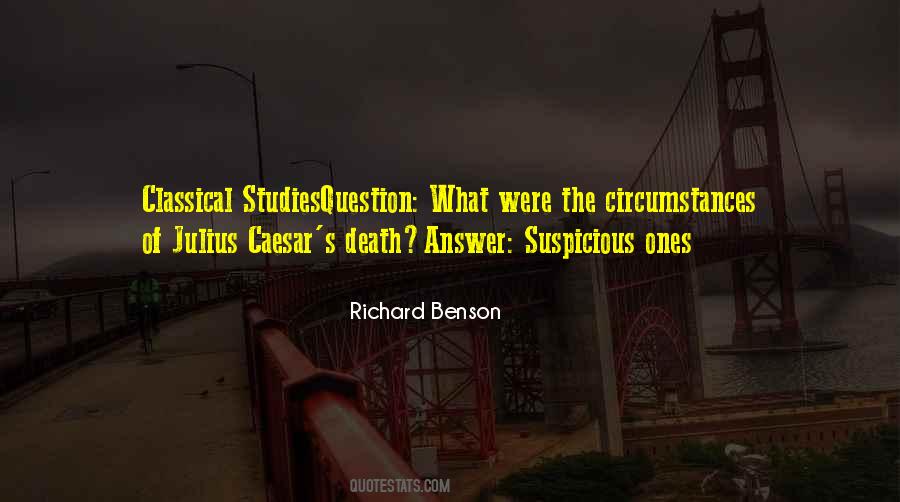 Quotes About Caesar's Death #879633