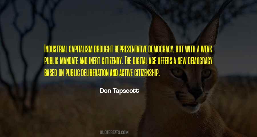 Quotes About Representative Democracy #223239