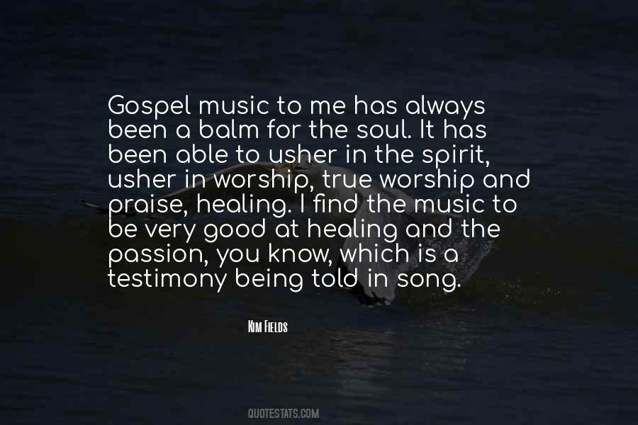 Quotes About Gospel Music #1238769