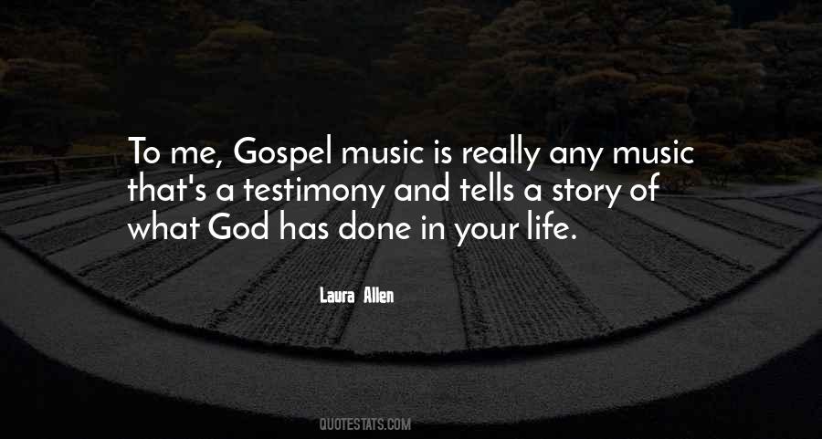 Quotes About Gospel Music #265765