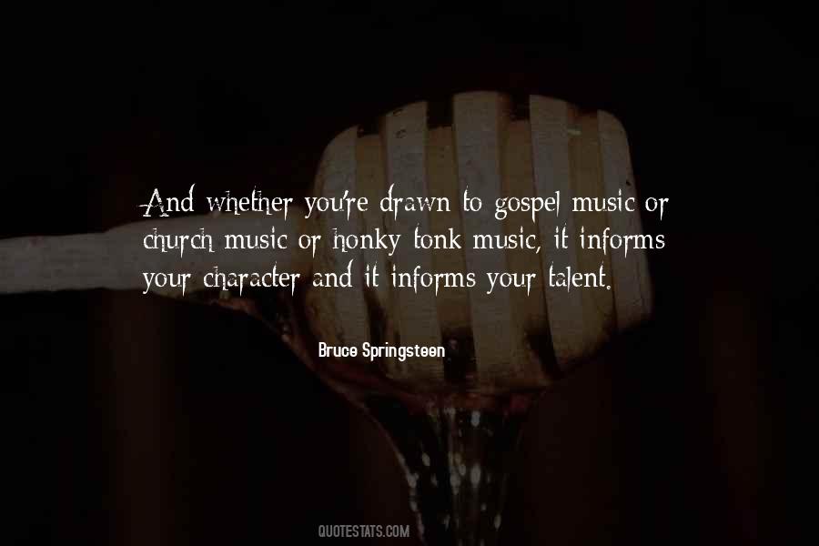Quotes About Gospel Music #279999
