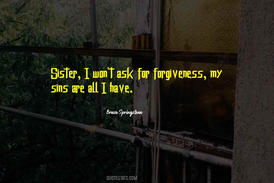 Quotes About My Sins #275627
