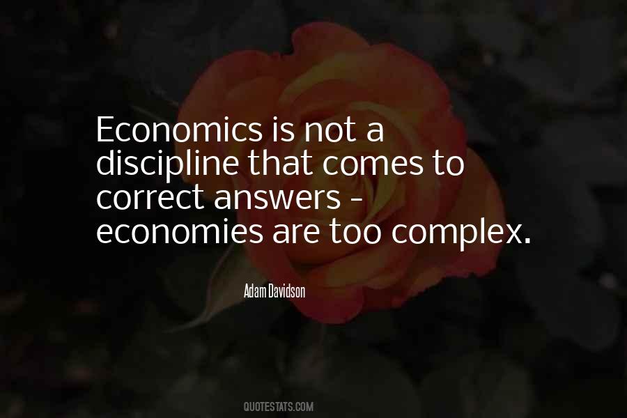 Quotes About Economies #113571