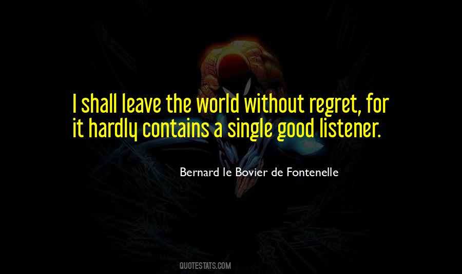 A Good Listener Quotes #43707