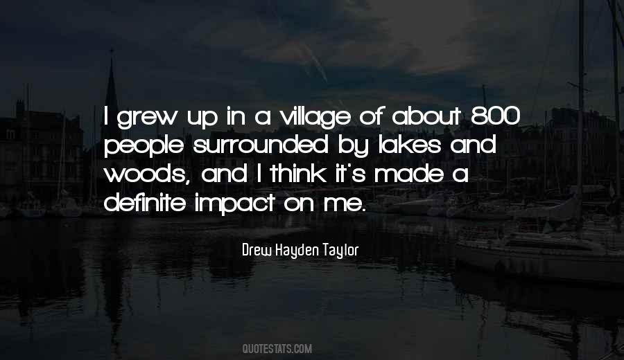 Quotes About A Village #935266