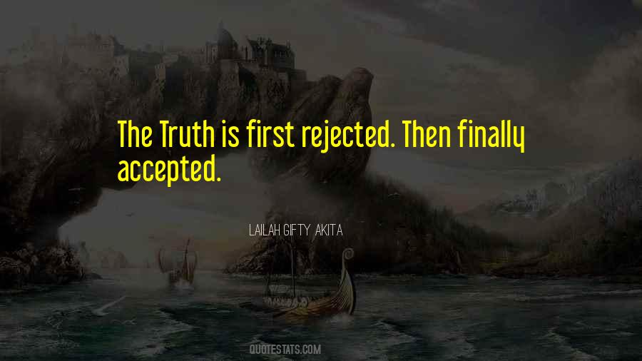 Quotes About Rejected #1347063