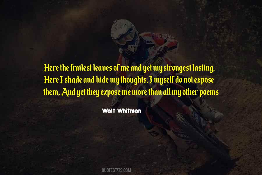 Do Not Hide Quotes #736827
