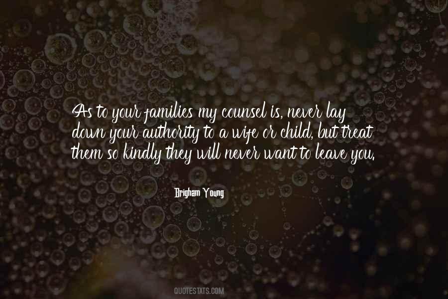 Quotes About Young Families #153936