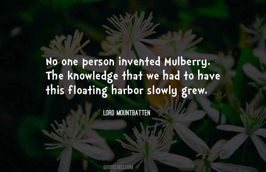 Quotes About Mulberry #268378