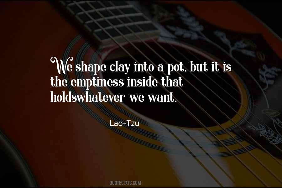Emptiness Is Quotes #10135