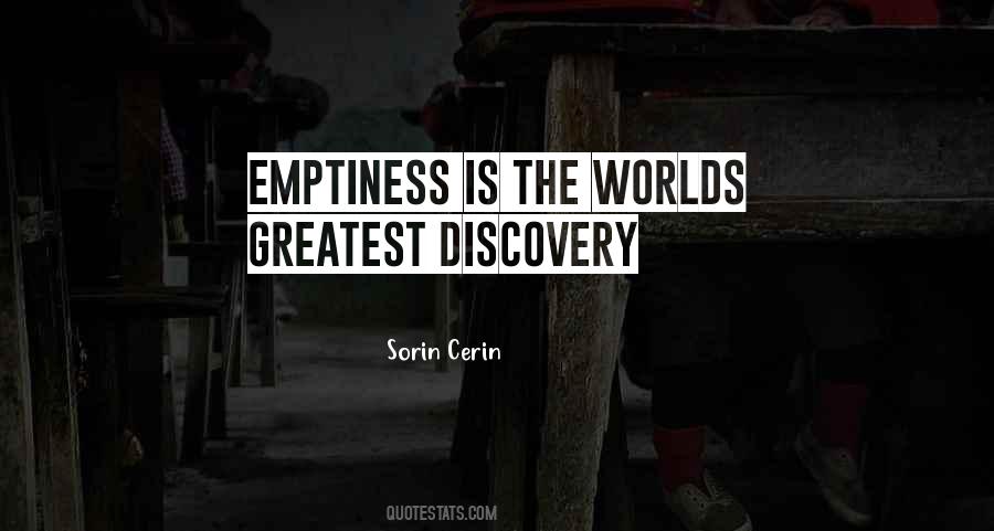 Emptiness Is Quotes #1552443