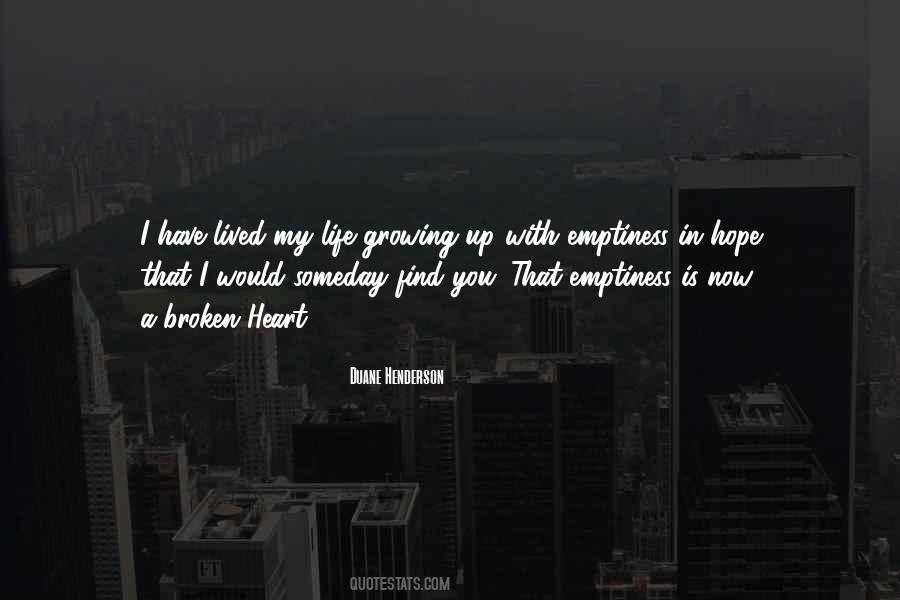 Emptiness Is Quotes #617751