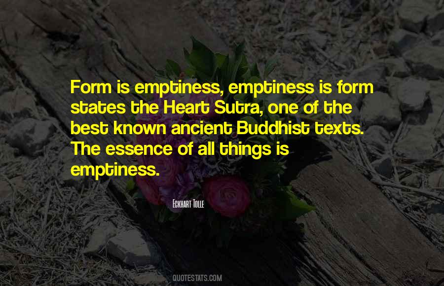 Emptiness Is Quotes #85436