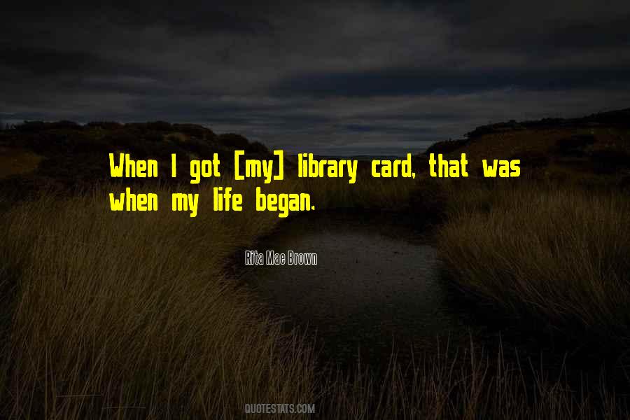 Library Card Quotes #1441634