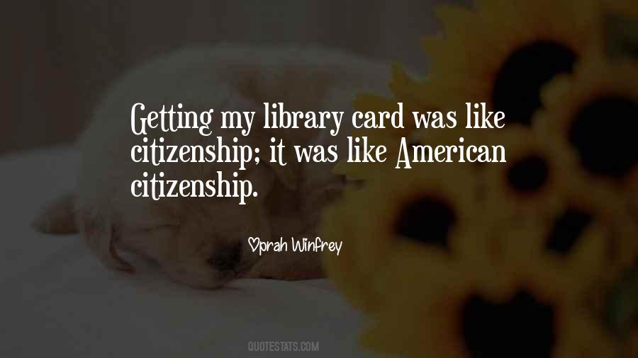 Library Card Quotes #676403