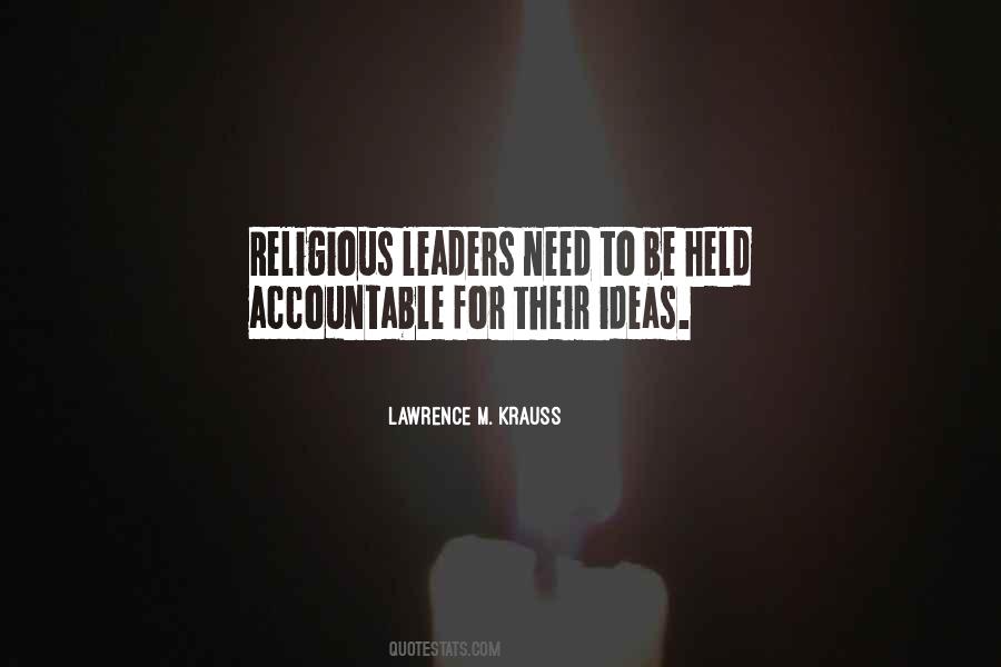 Quotes About Religious Leaders #1581601