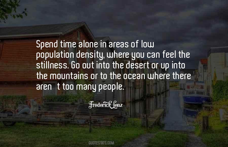 Quotes About Population Density #1820186