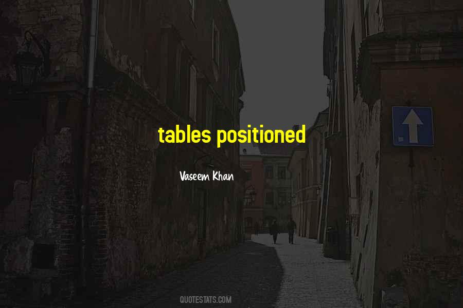 Quotes About Tables #1385291