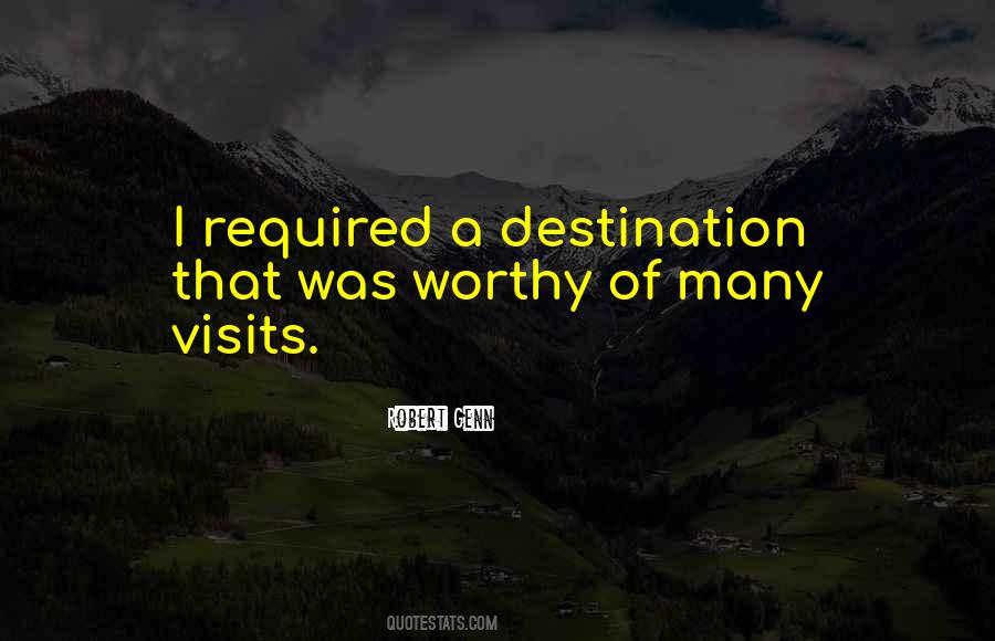 Quotes About Visits #1706170