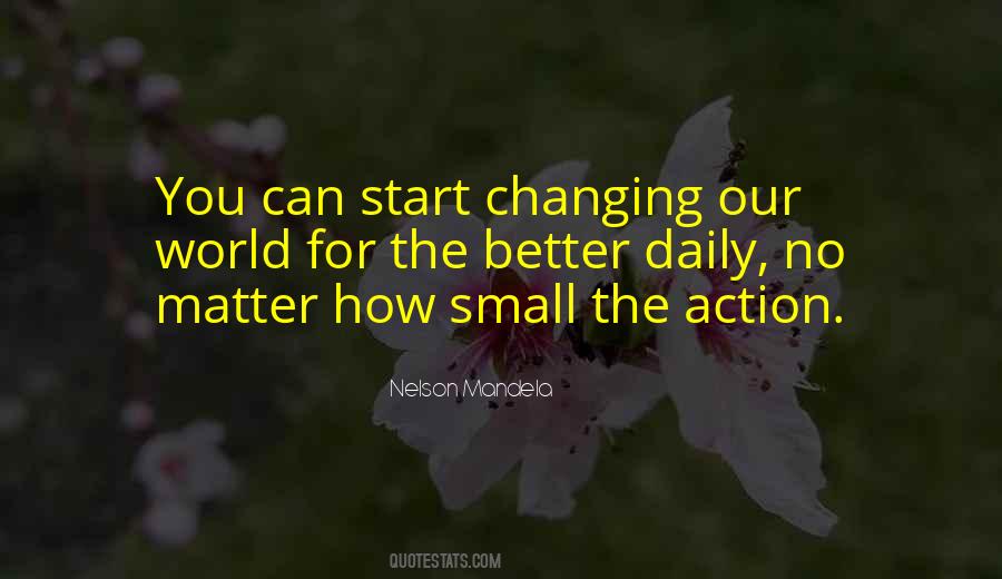 Quotes About Changing For The Better #1444697