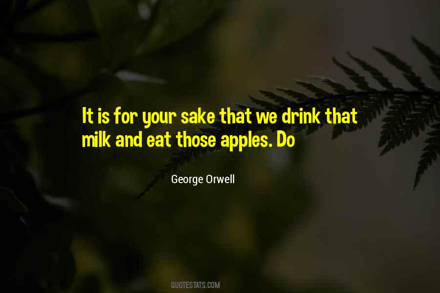 Drink Milk Quotes #921704