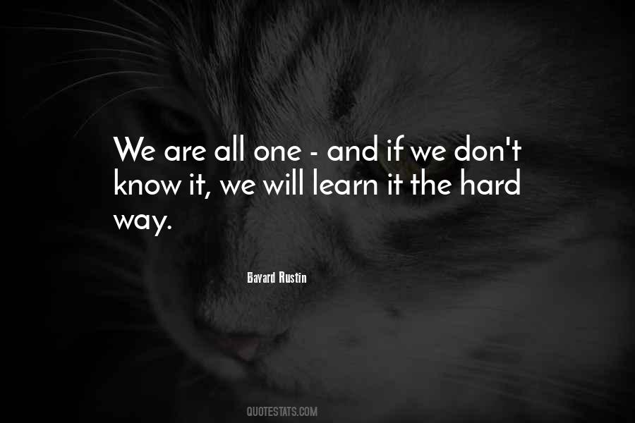 Quotes About We Are All One #171231