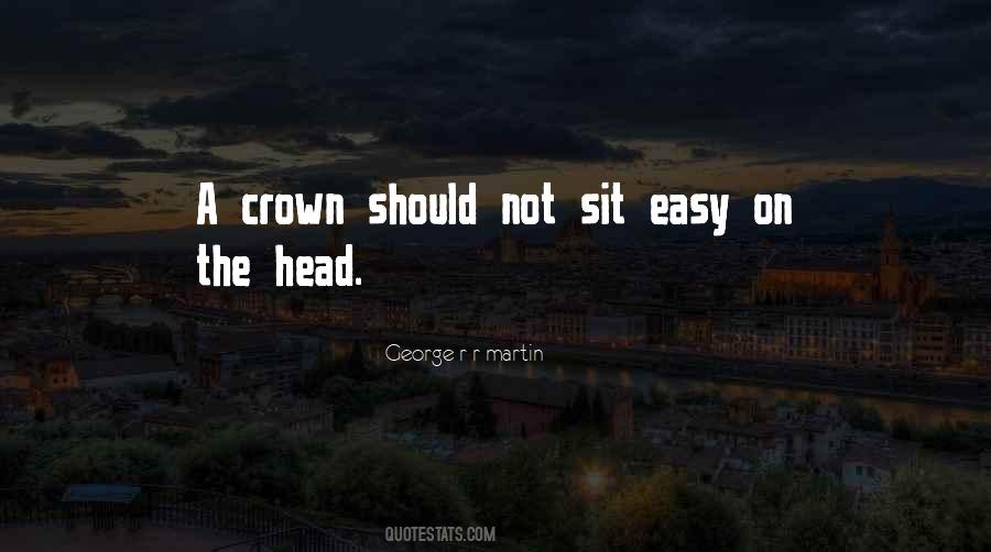 Quotes About A Crown #1023337