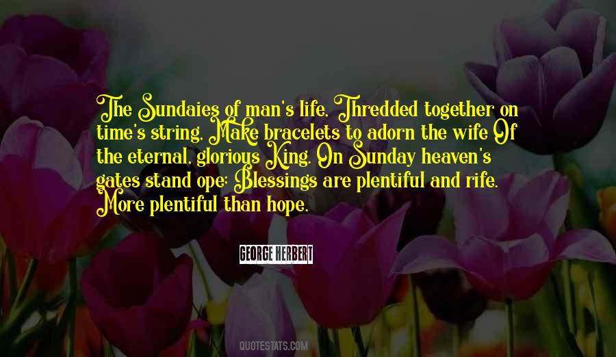 Quotes About Life's Blessings #266837