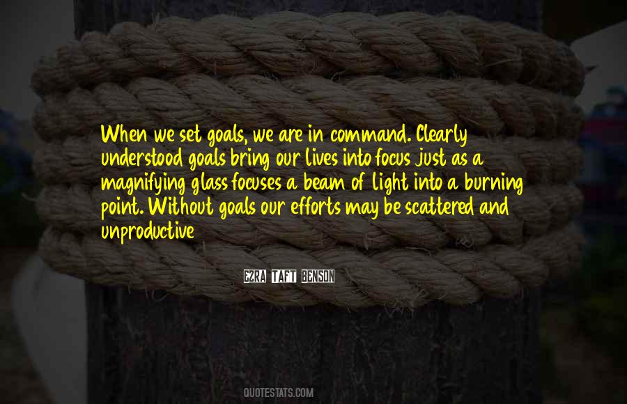 Goals Focus Quotes #147108