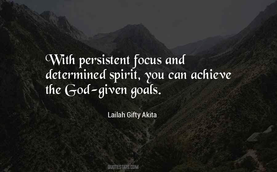 Goals Focus Quotes #463597
