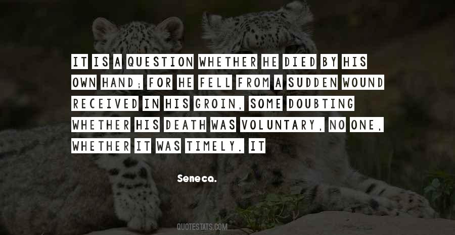 Quotes About A Sudden Death #1016416