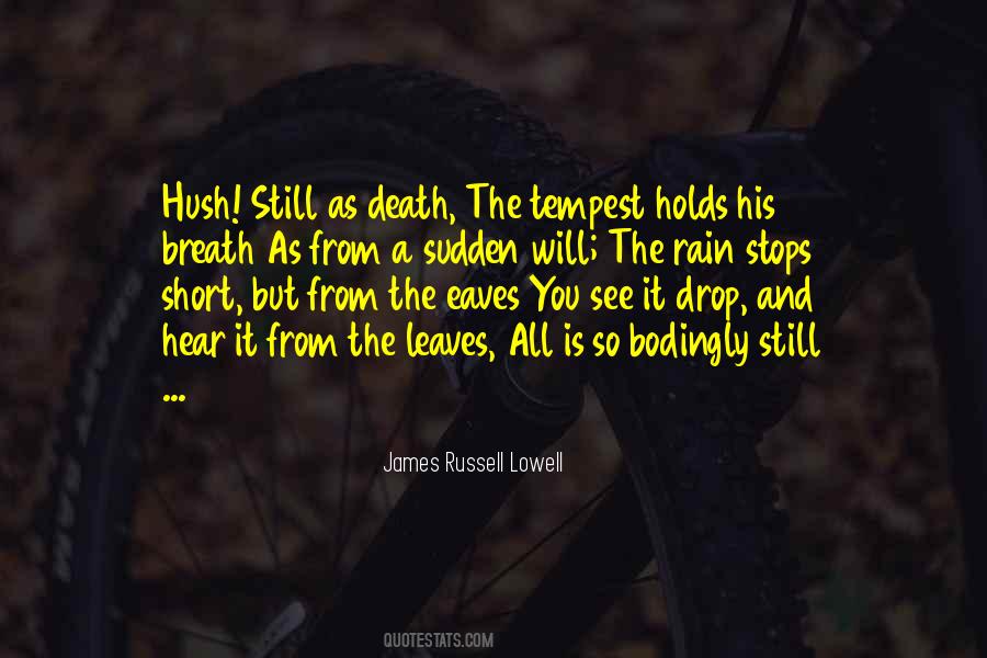 Quotes About A Sudden Death #951755