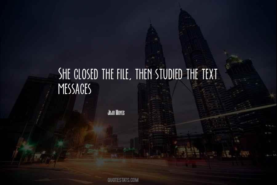 Quotes About Text Messages #261713