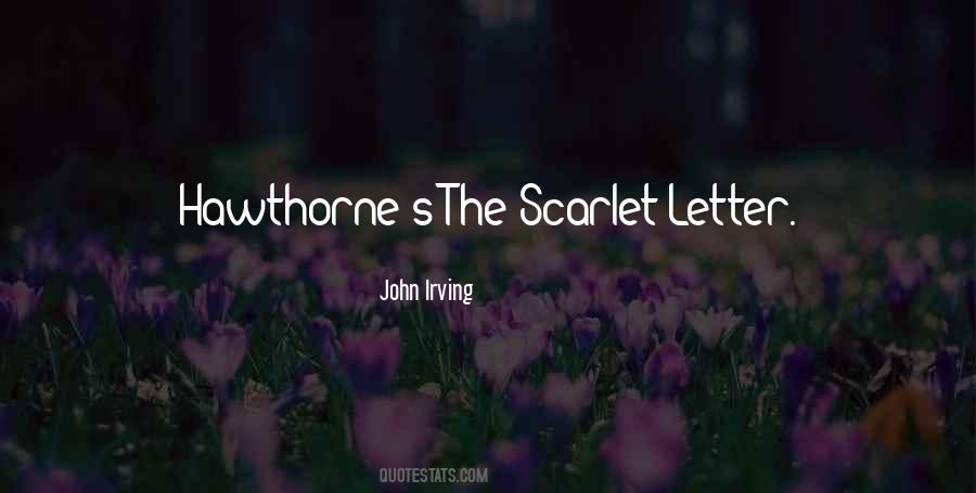 Quotes About The Scarlet Letter Itself #685912