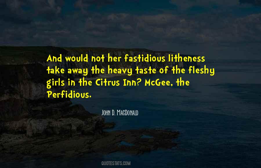 Quotes About Fastidious #619448