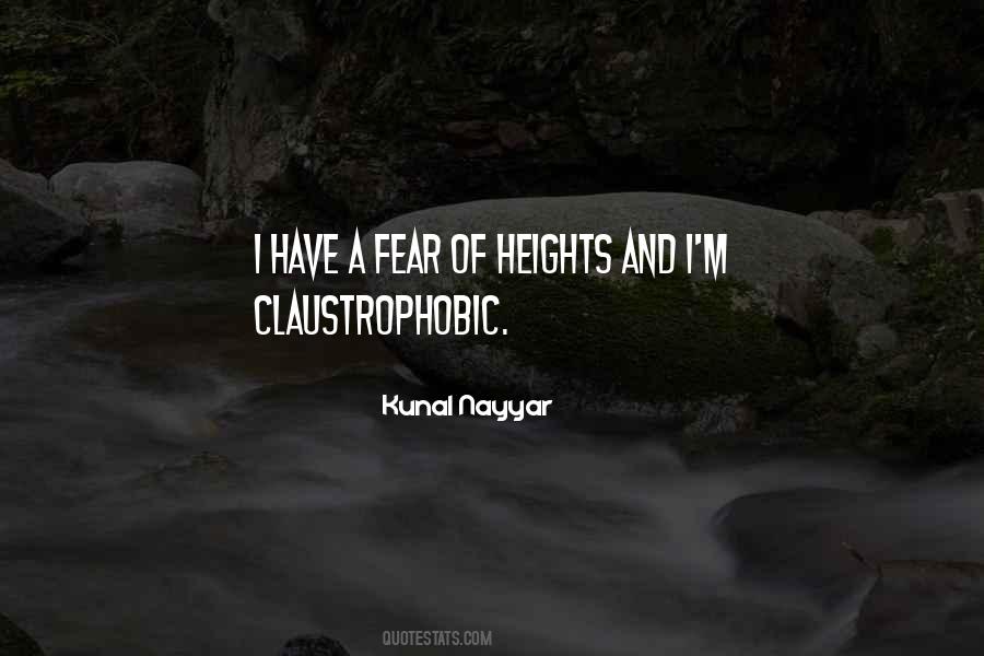 Quotes About Fear Of Heights #672705