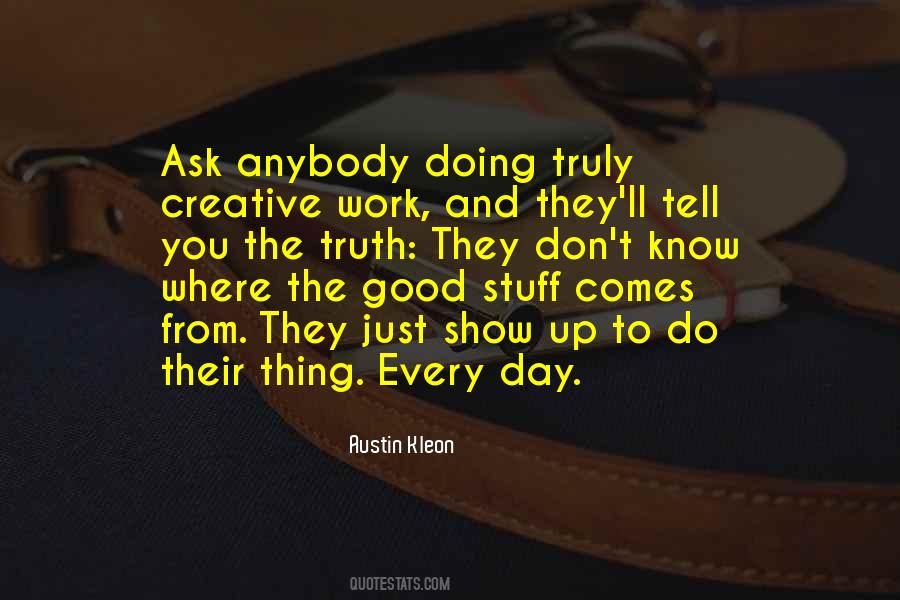 Quotes About Doing Good Work #649604