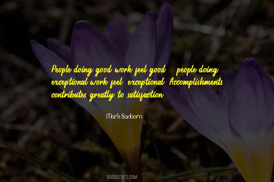 Quotes About Doing Good Work #884084